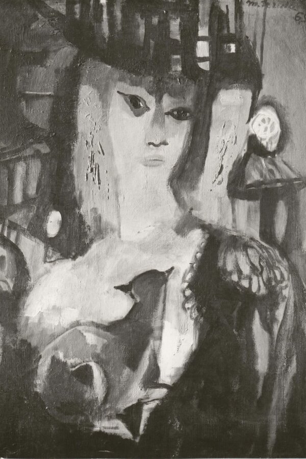 Milan Zezula, Černá kočka, 1965, olej na plátně, foto: Libor Teplý